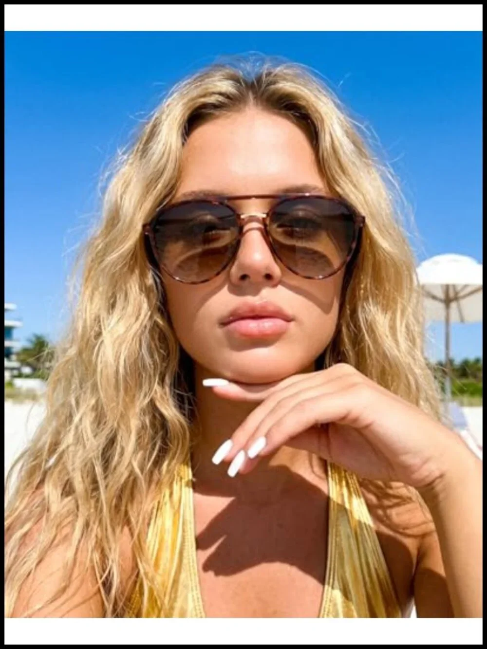 Retro Polarized Aviator Sunglasses UV400 Protection Pilot Shades